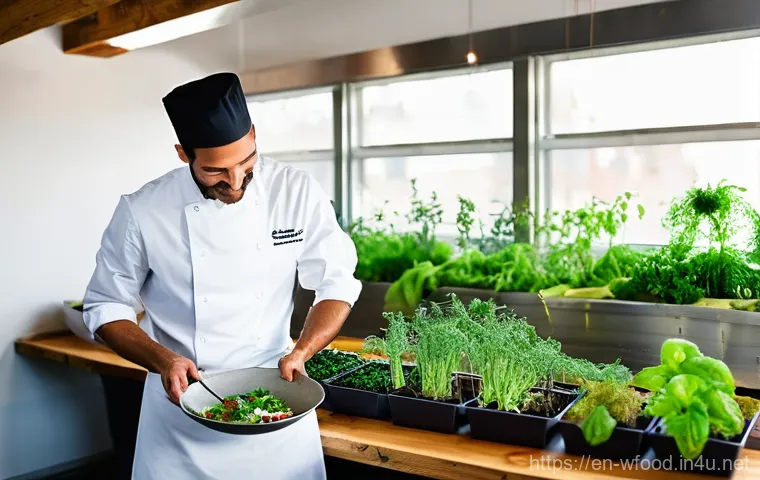 양식 전문점 메뉴 소개 - **Experiential Dining: The Sensory Symphony**
    "A dimly lit, elegant dining room transforms into ...